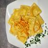 Ravioli alla cernia e arancia