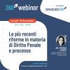 Riforme penali 2024, webinar avvocati